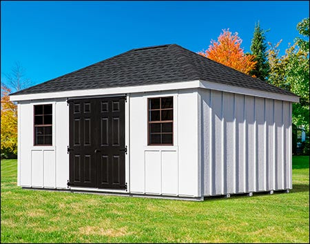 10' x 20' SmartSide Deluxe Hip Roof Shed