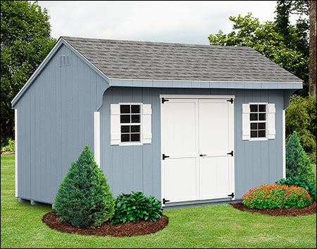 8' x 8' SmartSide Saltbox Style Shed